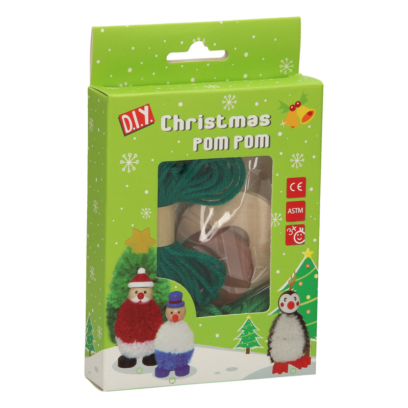 Pom Pom Kersthanger Maken