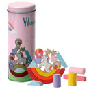 Balansspel Hout in Blik - Eenhoorn