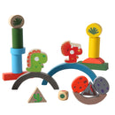 Balansspel Hout in Blik - Dinosaurus