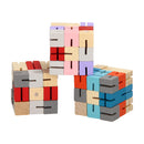 Houten Schakelpuzzel Robot