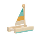 Catamaran Hout - Blauw