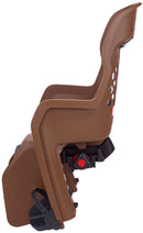 Kinderzitje achter Polisport Joy - donkerbruin/grijs - met dragerbevestiging (CFS)