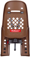 Kinderzitje achter Polisport Joy - donkerbruin/grijs - met dragerbevestiging (CFS)