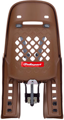 Kinderzitje achter Polisport Joy - donkerbruin - framebevestiging (FF)