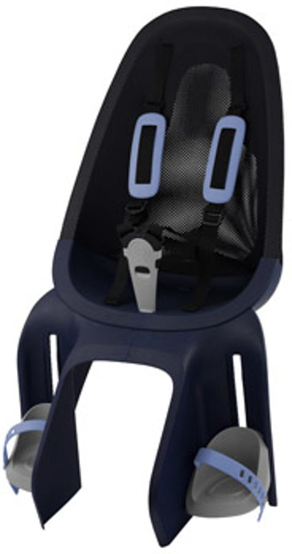 Kinderzitje achter Qibbel Air met dragerbevestiging (CFS) - denim blue