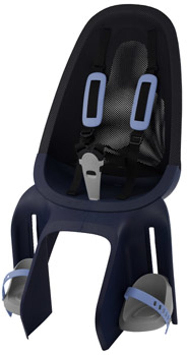 Kinderzitje achter Qibbel Air met dragerbevestiging (CFS) - denim blue