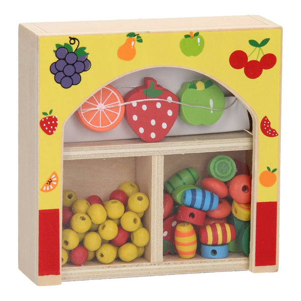 Kralendoosje Hout - Fruit