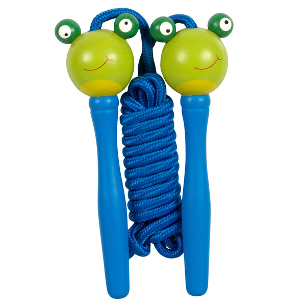 Springtouw Dier Hout Blauw