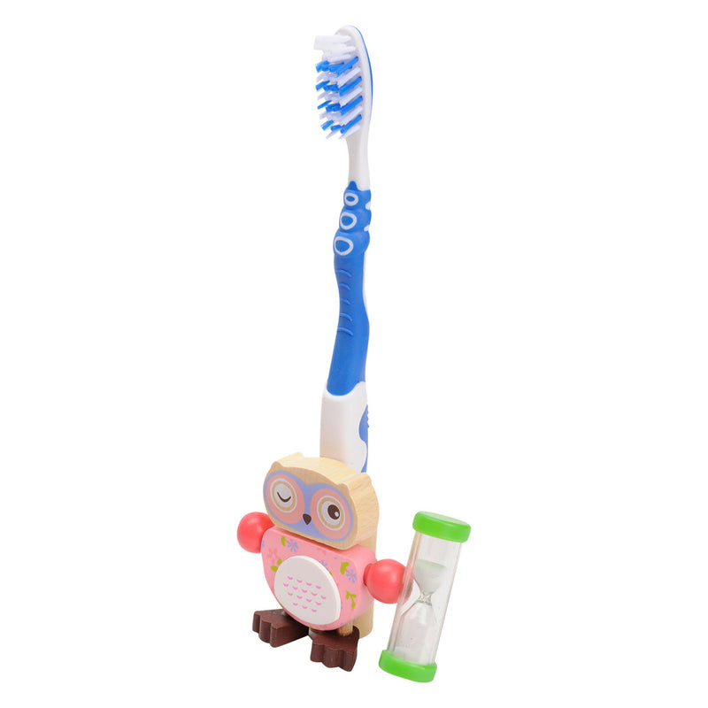 Tandenborstelhouder Uil - Roze