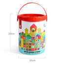 Houten Blokken Letters en Cijfers, 123dlg.