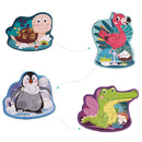 Dieren Puzzels in Ei, 4st.