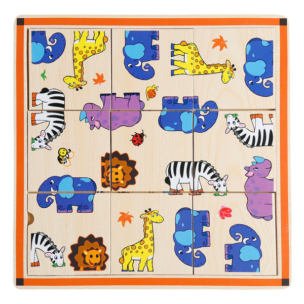 Denkpuzzel Wilde Dieren