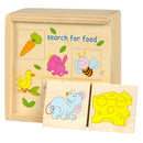 Houten Memo - Dier en Eten