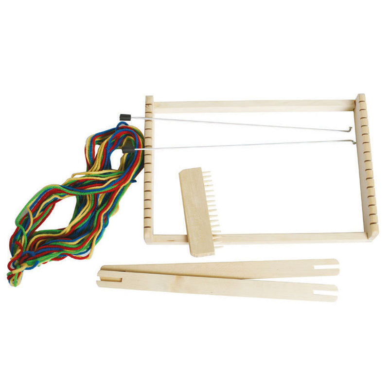 Houten Weefraam met Accessoires