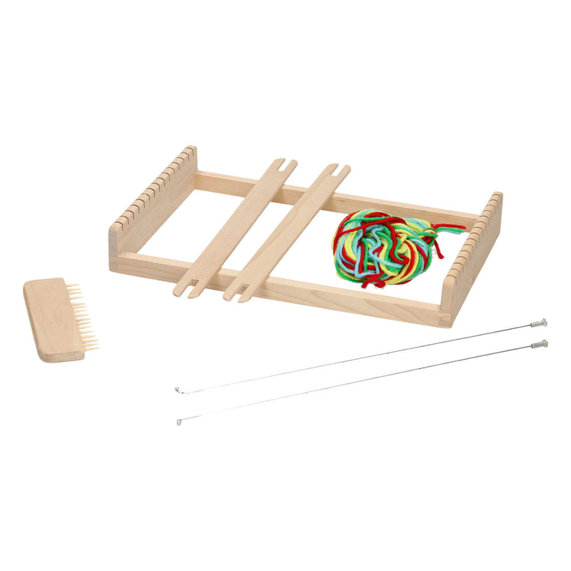 Houten Weefraam met Accessoires