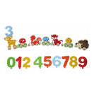 Houten Verjaardagstrein met Cijfers