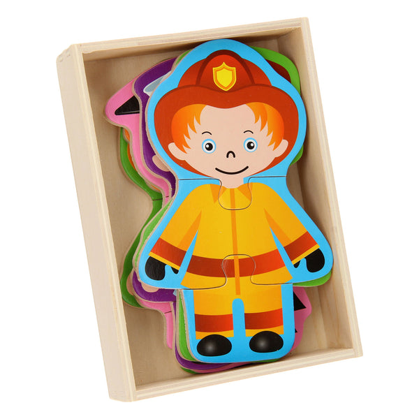 Beroepen Puzzel Jongen, 6in1