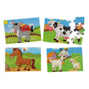 Houten Puzzelbox 4in1 - Boerderij