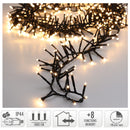 Maxi Cluster Kerstverlichting - 1200 led - 18m - warm wit - Timer - Lichtfuncties - Geheugen - Buit