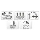 Maxi Cluster Kerstverlichting - 800 led - 12m - extra warm wit - Timer - Lichtfuncties - Geheugen -