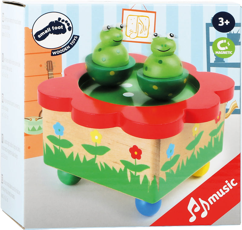 Small Foot - Houten Muziekdoos Kikker