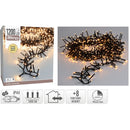 Maxi Cluster Kerstverlichting - 1200 led - 18m - extra warm wit - Timer - Lichtfuncties - Geheugen