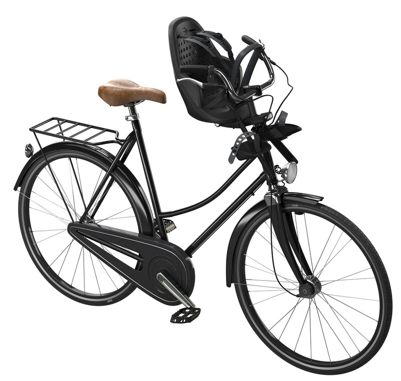 Kinderzitje voor Thule Yepp 2 Mini inclusief Mini SlimFit adapter - midnight black