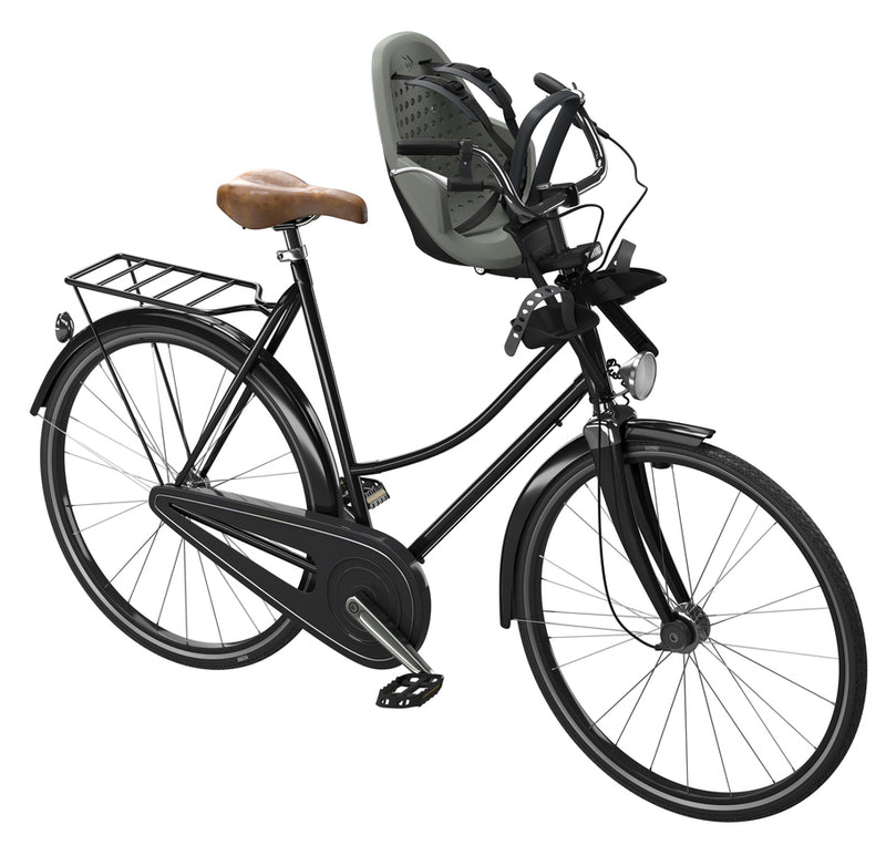 Kinderzitje voor Thule Yepp 2 Mini inclusief Mini SlimFit Adapter - agave