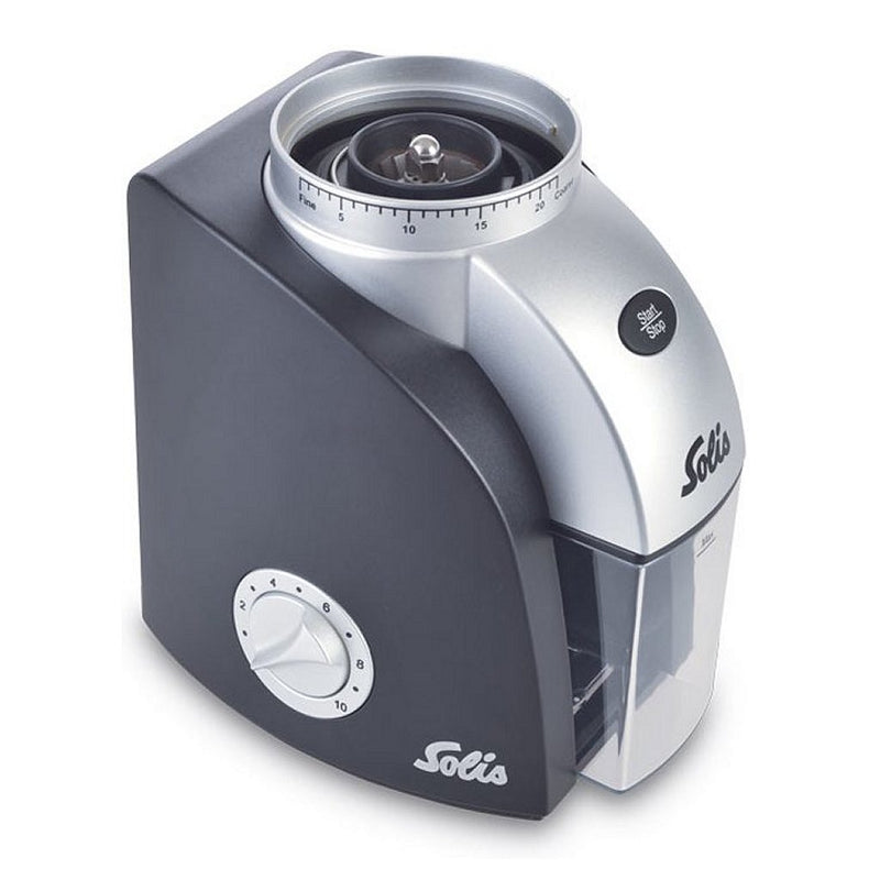 Solis 1661 Scala Plus Grinder Elektrische Koffiemolen Zwart/Zilver