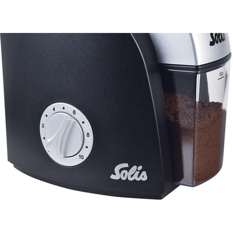 Solis 1661 Scala Plus Grinder Elektrische Koffiemolen Zwart/Zilver