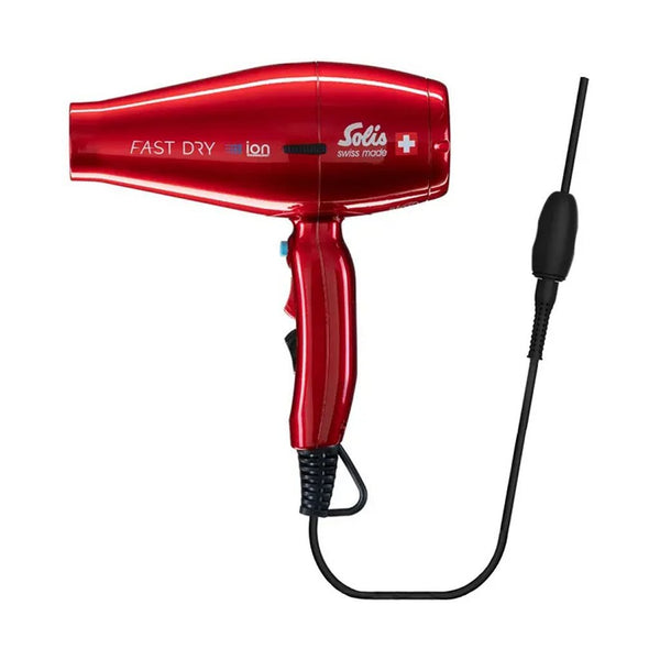 Solis 381 Fast Dry 360 Graden Föhn 2200W Rood