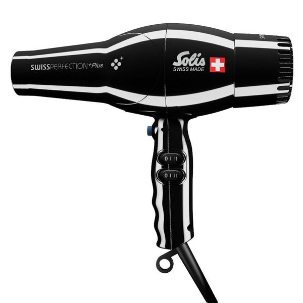 Solis 3801 Swiss Perfection Plus F&ouml;hn 2300W Zwart