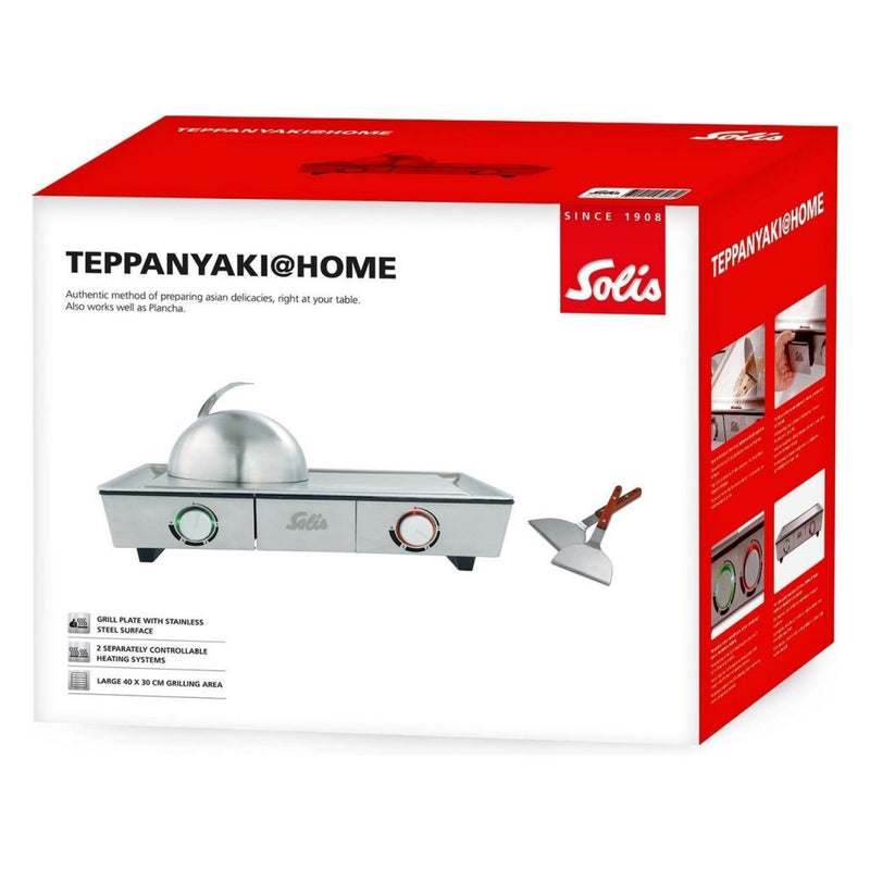 Solis 795 Teppanyaki at Home Bakplaat 49x39 cm RVS