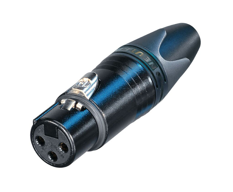 Neutrik NTR-NC3FXX-B Xlr Cable Socket 3 N/a Xx Soldeer Connecties Zwart