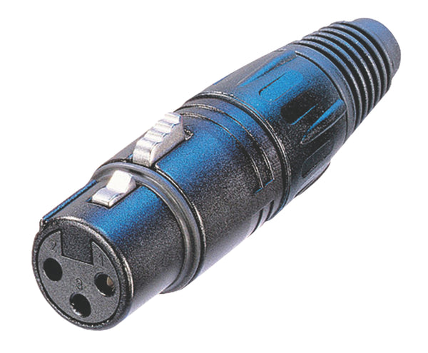 Neutrik NTR-NC3FXB Connector Xlr Female Metaal Zwart
