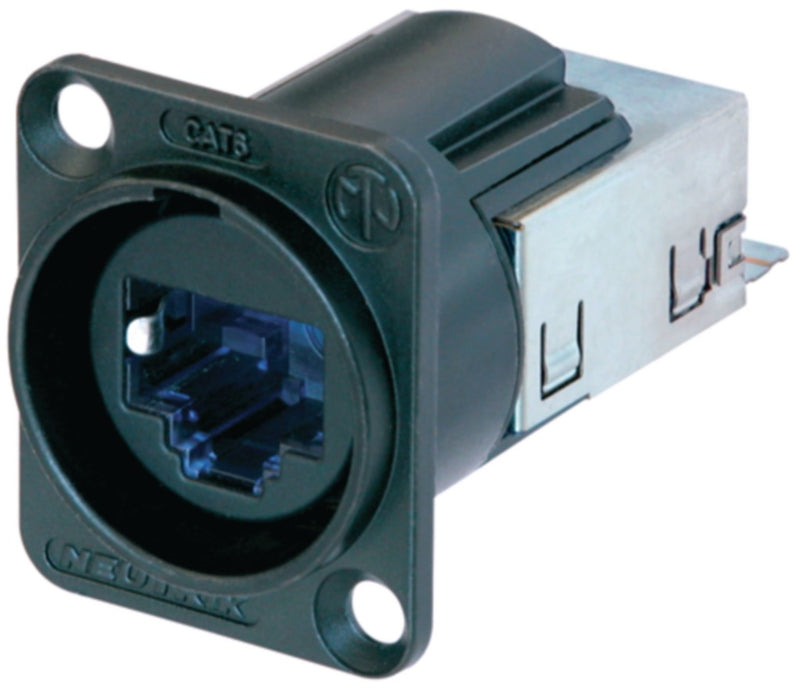 Neutrik NTR-NE8FDY-C6 Panel Mount Jack Rj 45 Nickel