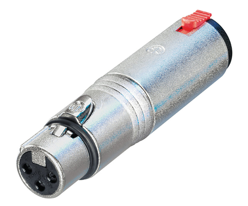 Neutrik NTR-NA3FJ Xlr-adapter Xlr 3-pins Female - 6.35 Mm Female Zilver
