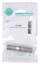 Neutrik NTR-NA3MM Xlr Adapter Xlr 3-pins Male - Xlr 3-pins Male Zilver