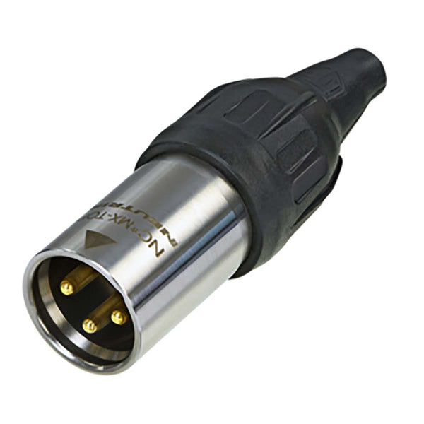 Neutrik NTR-NC3MX-T Connector Xlr Male Metaal Zwart/zilver