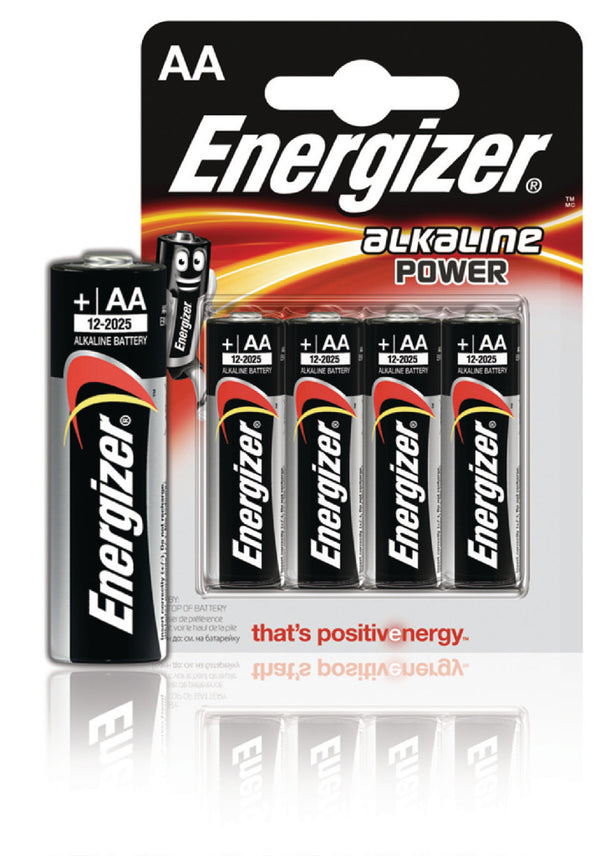 Energizer EN-E300132900 Alkaline Batterij Aa 1.5 V Power 4-blister