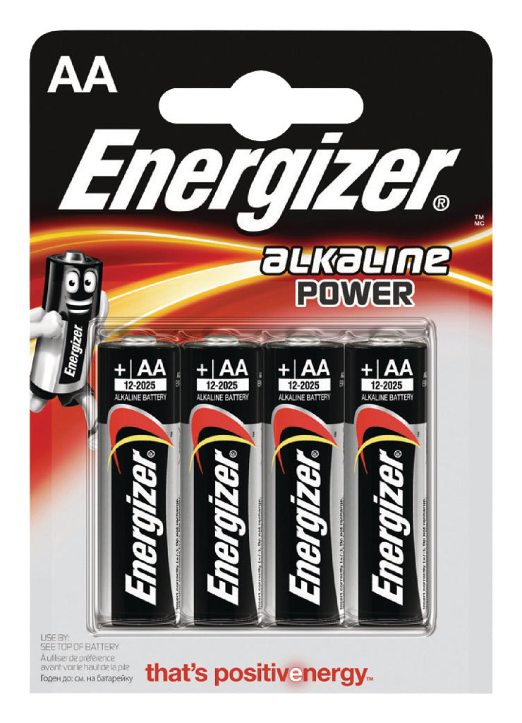 Energizer EN-E300132900 Alkaline Batterij Aa 1.5 V Power 4-blister