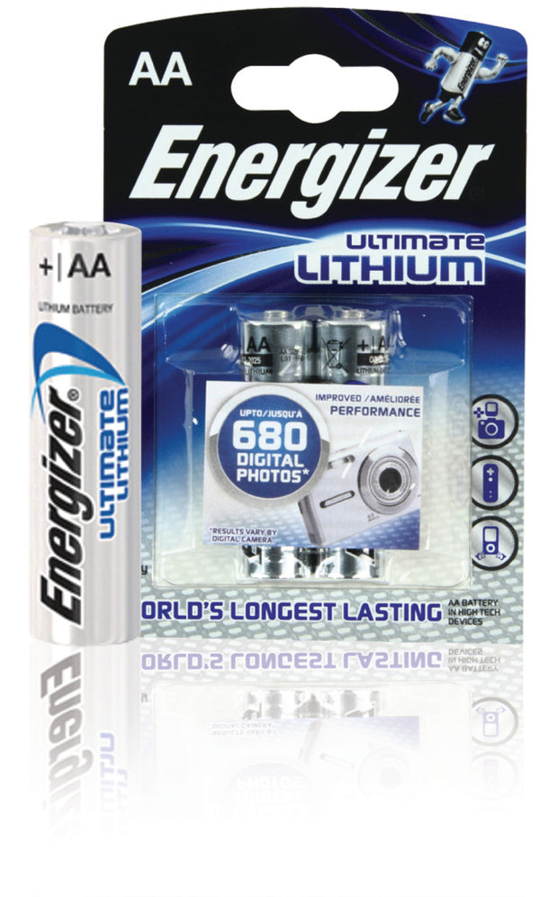 Energizer Enlithiumaap2 Ultimate Lithium Batterijen Fr6 2-blister