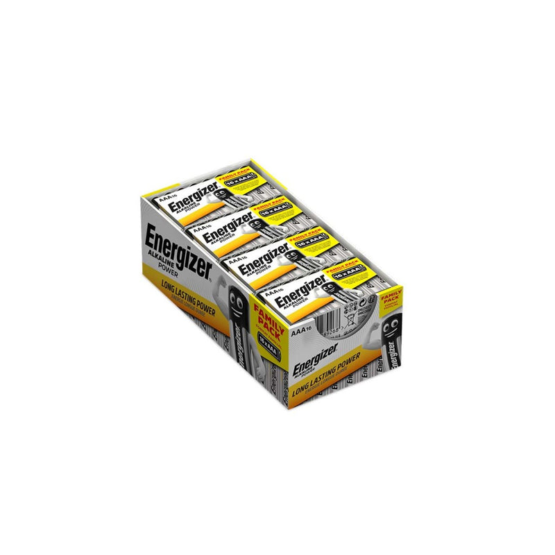 Energizer 53528125505 Alkaline Batterij Aaa Power 16-shrink Pack