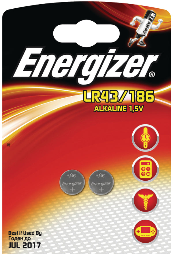 Energizer EN-639319 Alkaline Batterij Lr43 1.5 V 2-blister