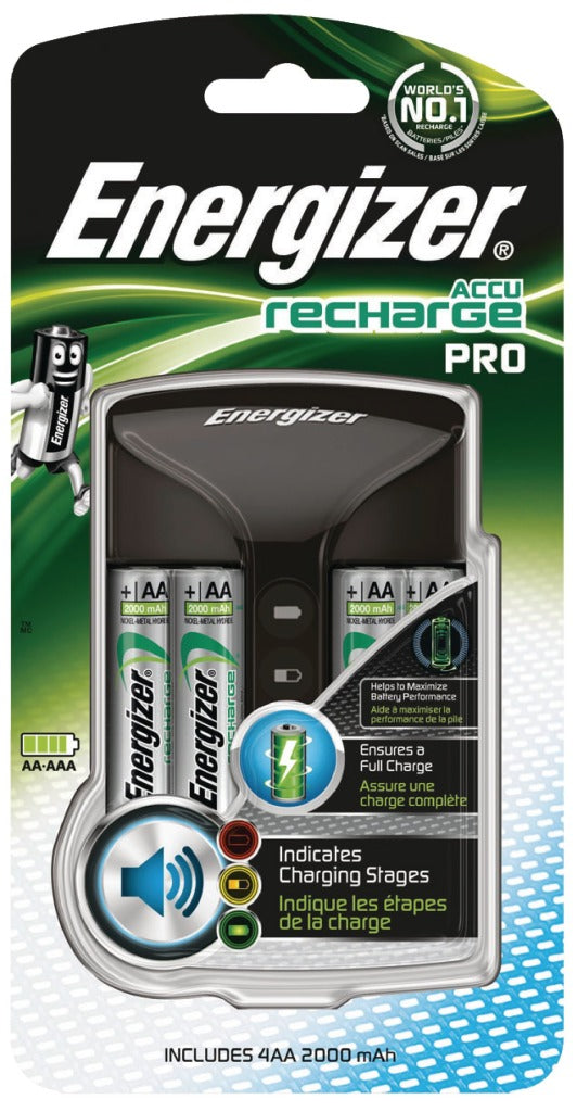 Energizer EN-639837 Aa/aaa Nimh Batterij Lader 4x Aa/hr6 2000 Mah