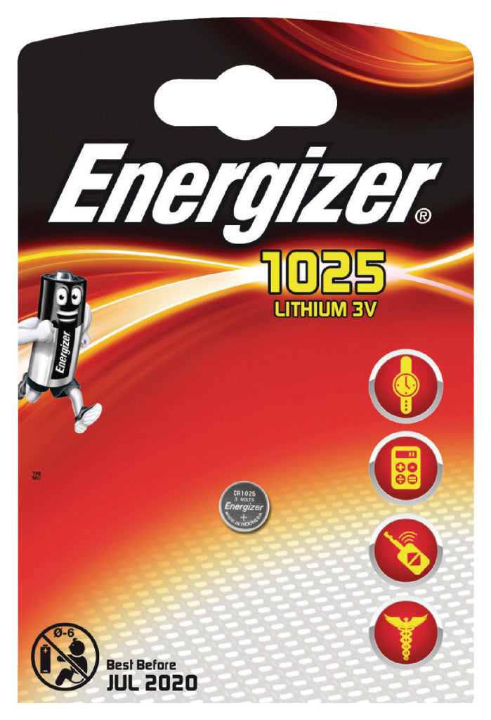 Energizer EN-E300163500 Lithium Knoopcel Batterij Cr1025 3 V 1-blister