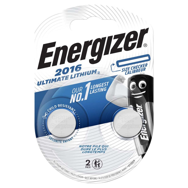 Energizer 53542302005 Lithium Cr2016 Ultimate 2-blister