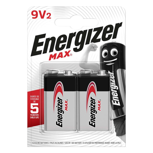 Energizer 53542653305 Alkaline Batterij 9v 2-blister
