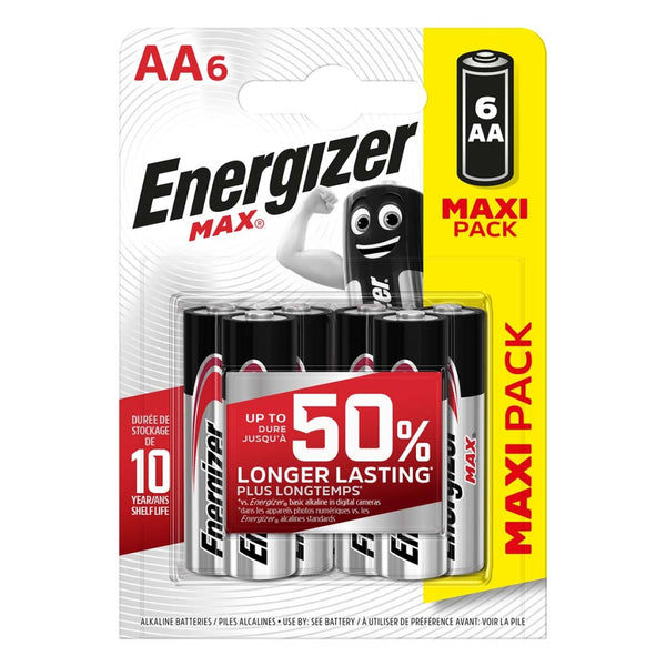 Energizer 53542686105 Alkaline Batterij Aa Max 6-blister