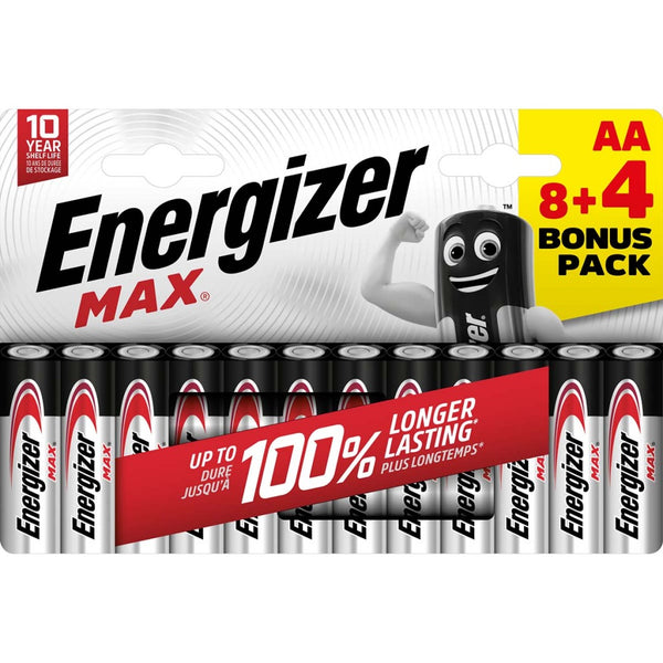 Energizer EN-NMAXAA84 Alkaline-batterij Aa 1.5 V Dc 12-blister